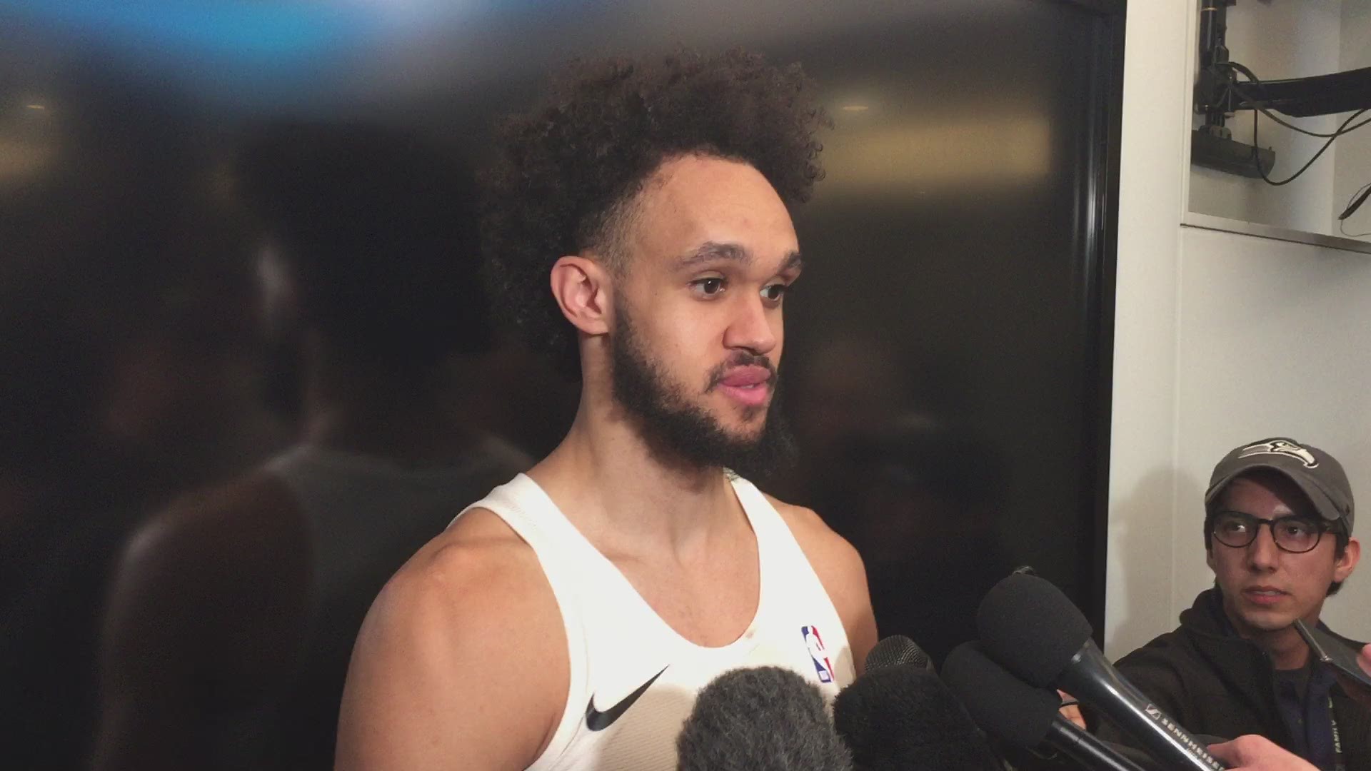 Spurs guard Derrick White on win over the Heat