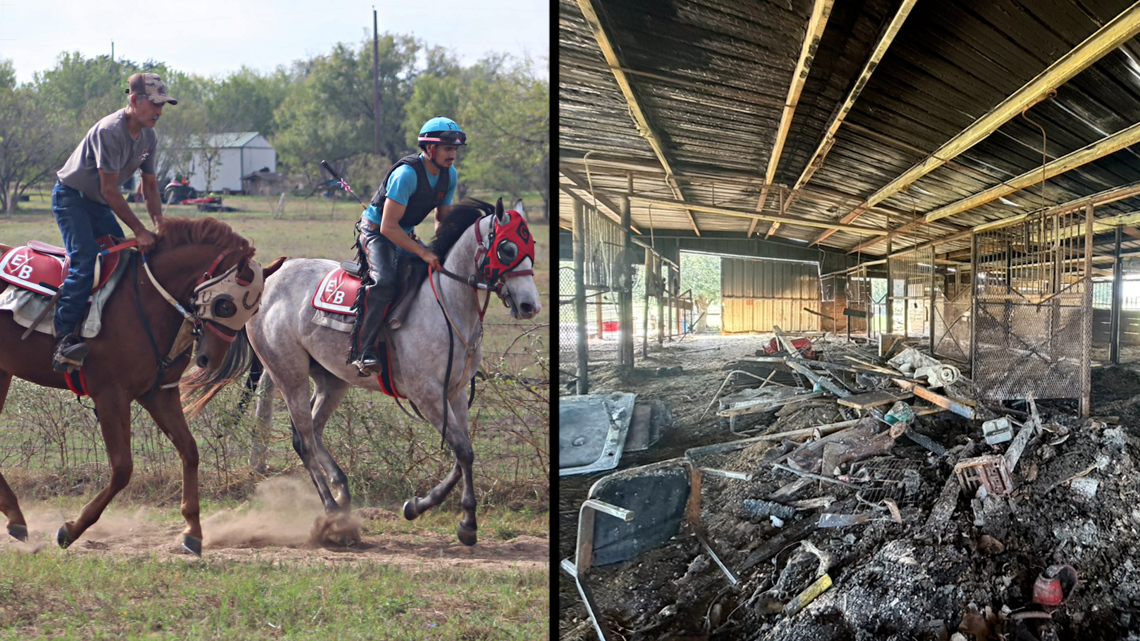 'It's our world:' Floresville family loses horses, livelihood in training facility fire