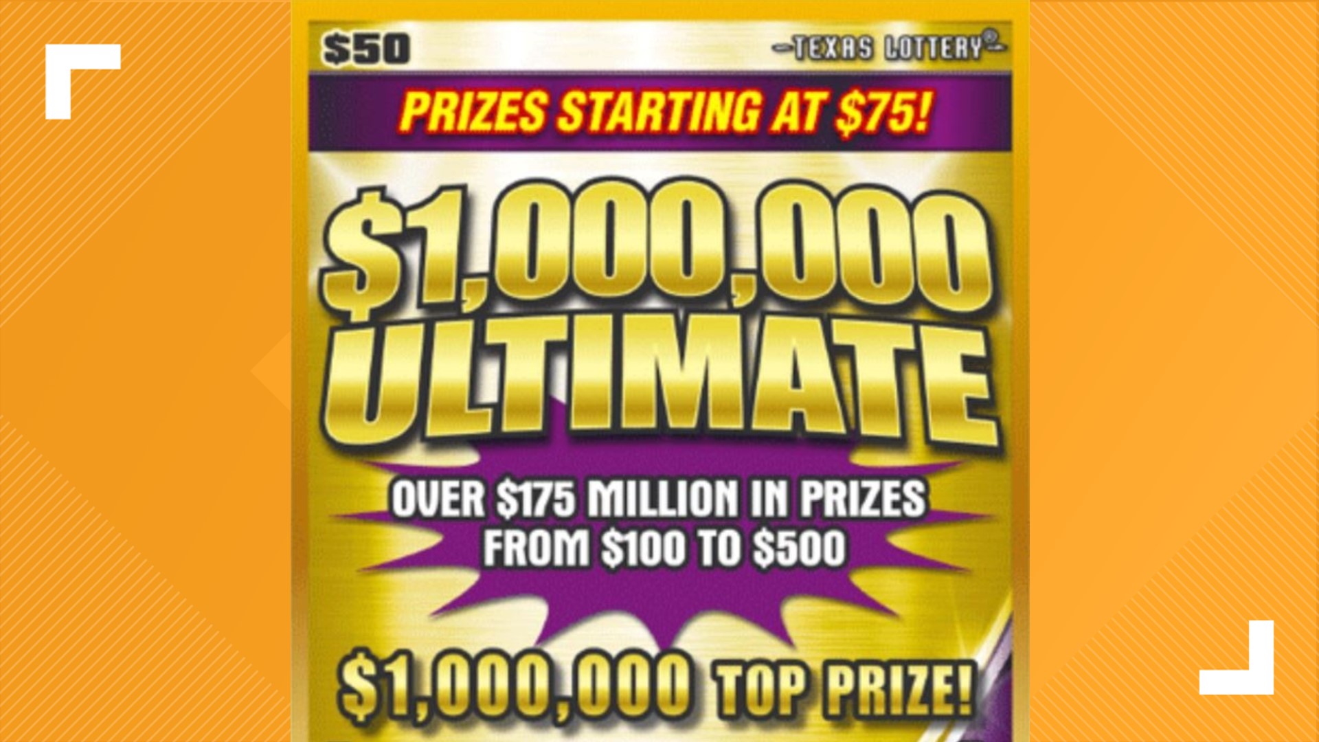 Here are the Texas Lottery scratch tickets with 1 million jackpots