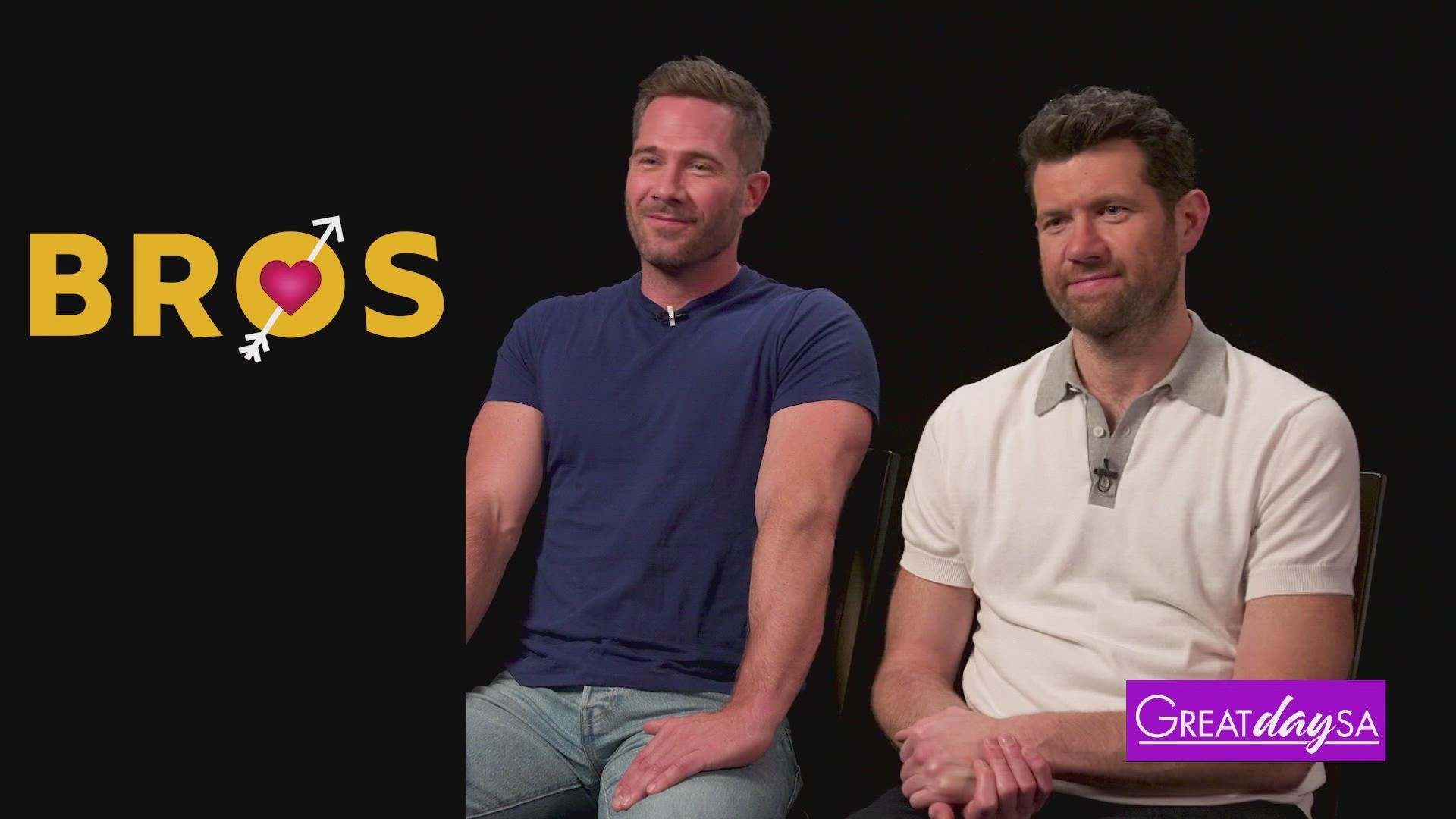 A new rom-com is giving the LGBTQ+ community a time to shine! Our photojournalist, Justin Calderon interviewed the actors from the movie "Bros".