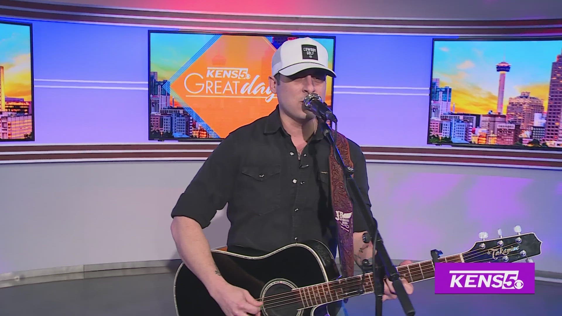 Country Musician J.R. Herrera stops by the studio to give us a preview of his new single.