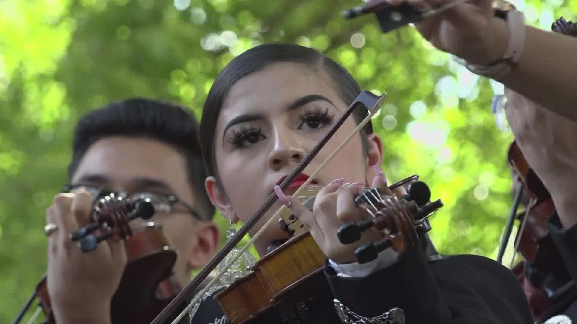 More than 60 musicians volunteered to perform a free concert for the grieving.