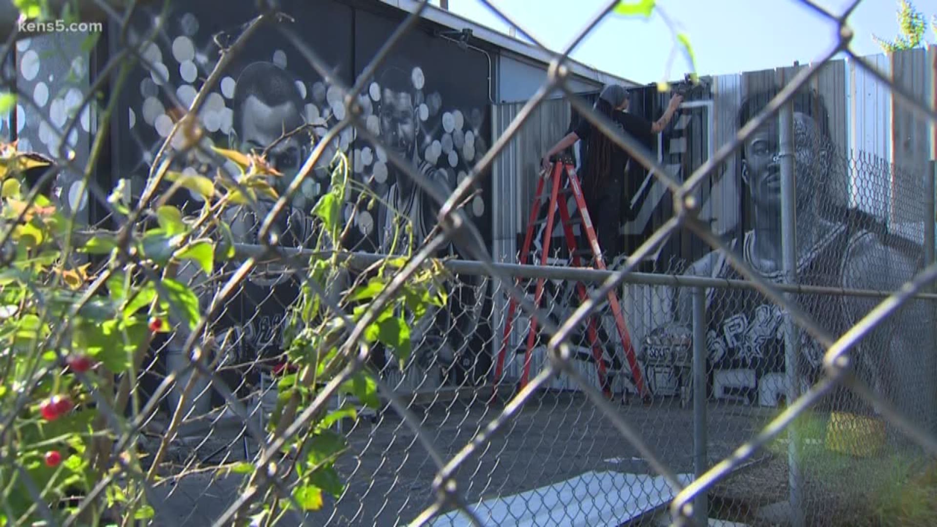 Nik Soupe has seen his south-side San Antonio Spurs mural grow into the most recognizable tribute to the Alamo City's favorite team.