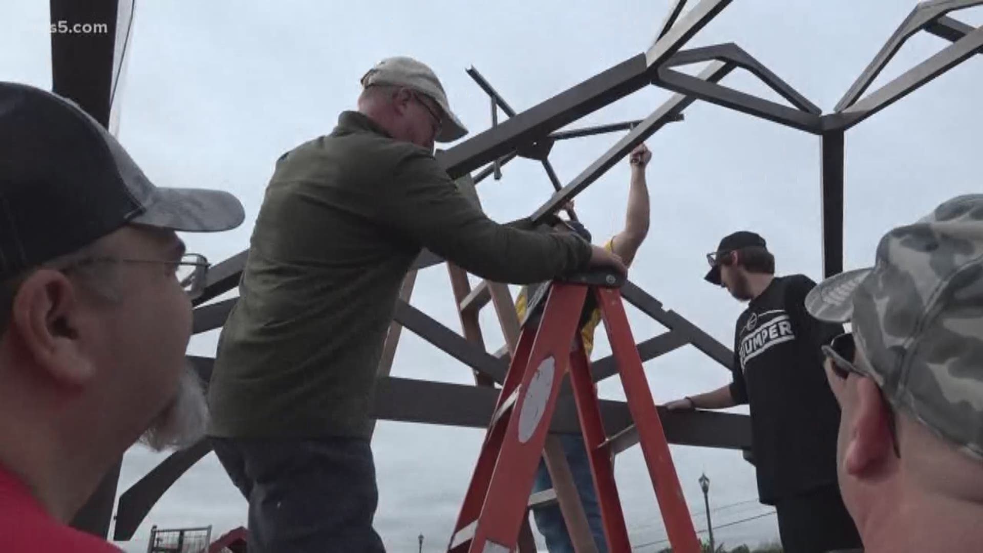 The loss from the Wurstfest fire hasn't stopped the New Braunfels Evening Lions Club from giving back to the community.