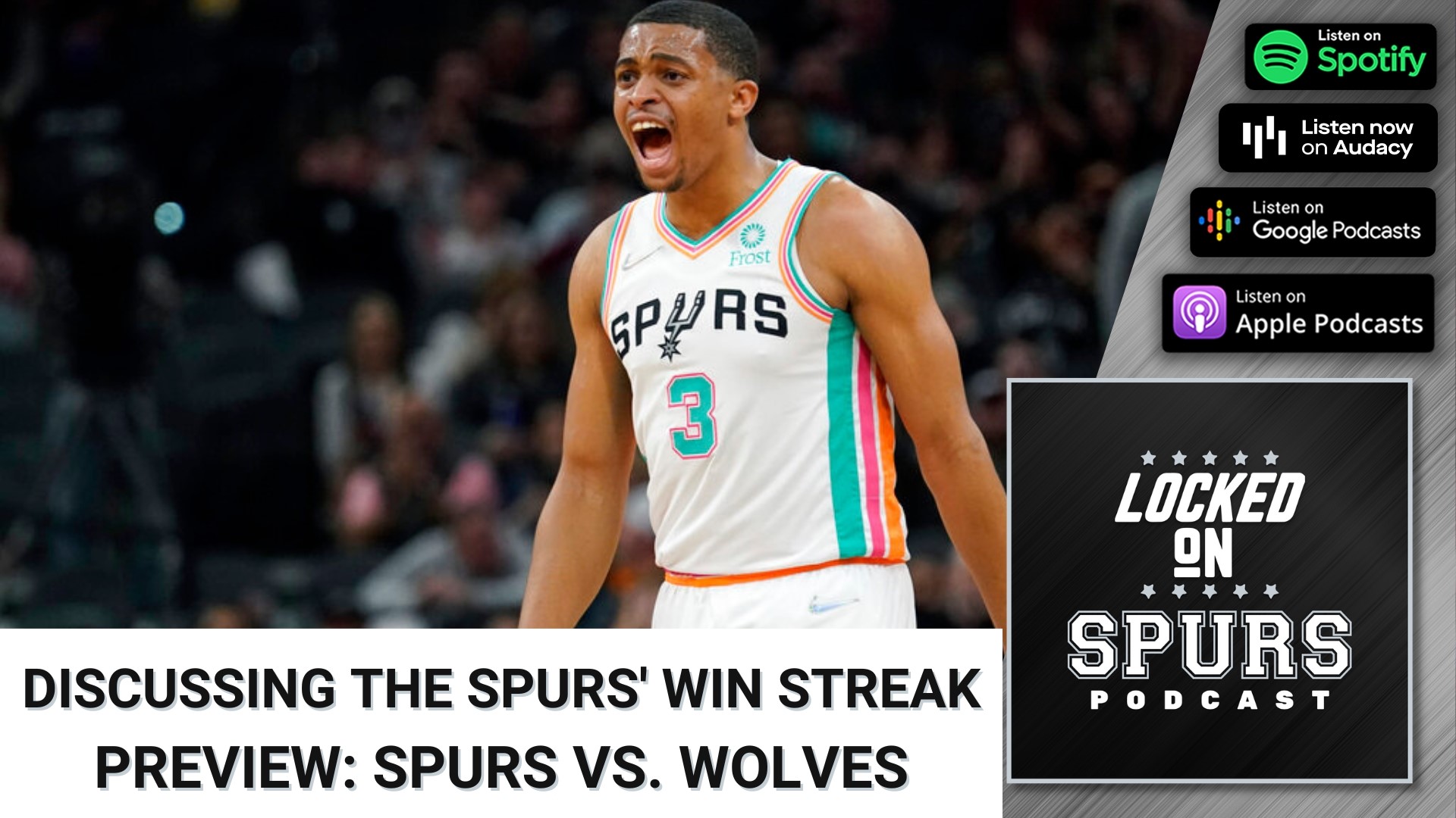 The Spurs take their win streak to Minnesota tonight.