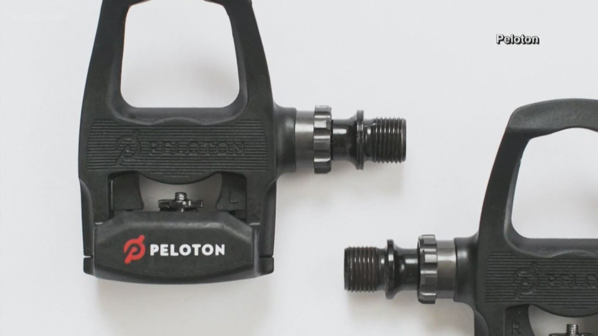 The fitness brand says there is a defect that causes the pedals to break off the axle.