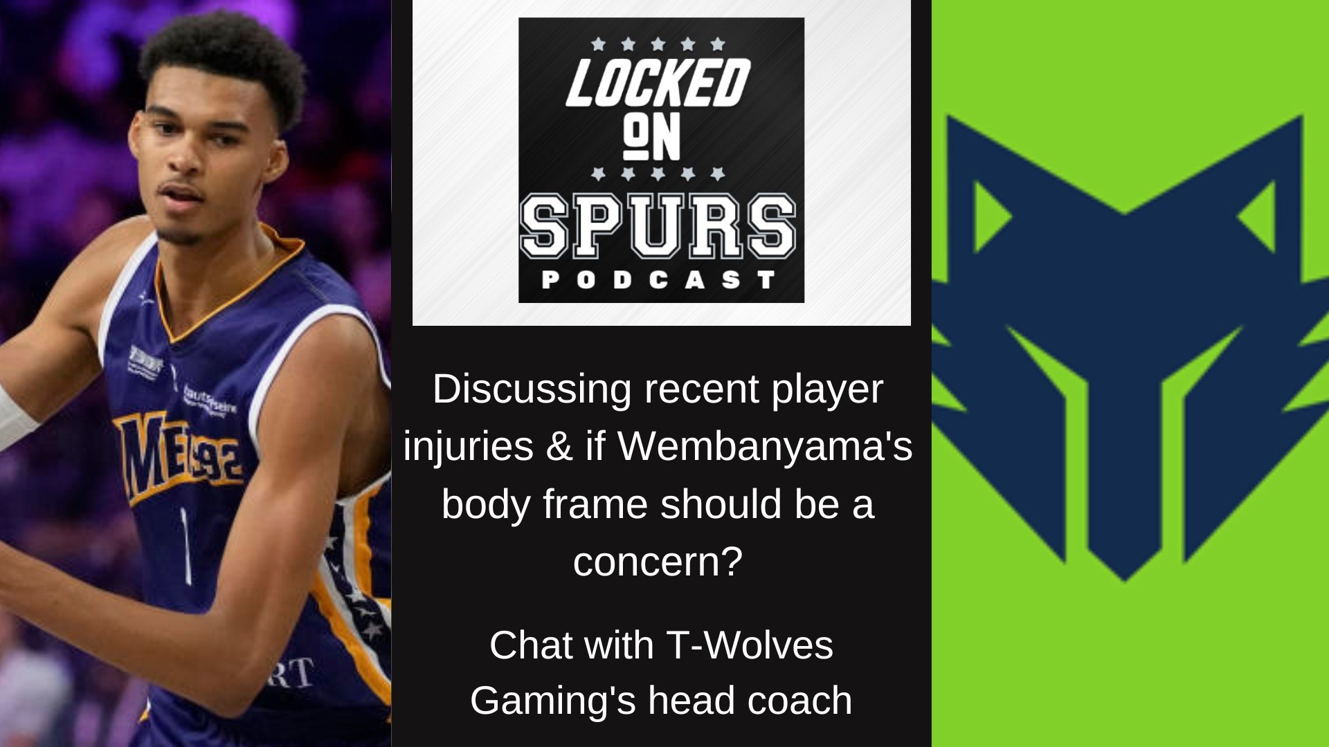 The Spurs continue to deal with injuries and T-Wolves Gaming's head coach makes a visit to talk NBA 2K League.