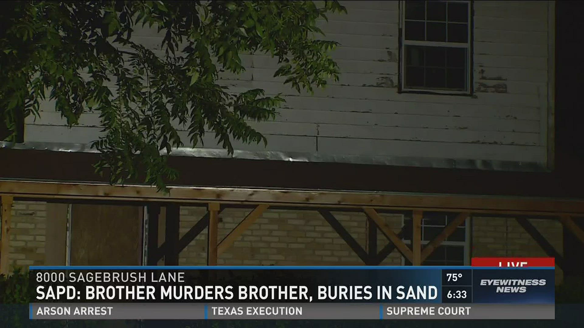SAPD: Brother murders brother, buries in sand