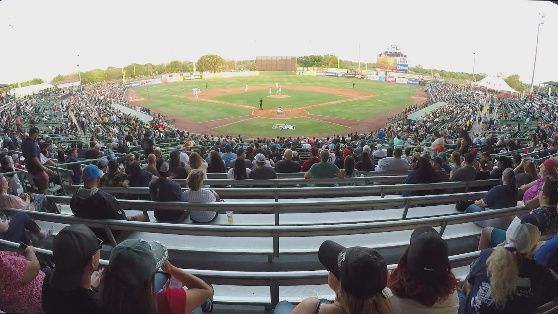 The San Antonio Missions lost in their home opener to the Frisco Rough Riders, 4-6 on Tuesday night, April 12, 2022, at Nelson Wolff Stadium.