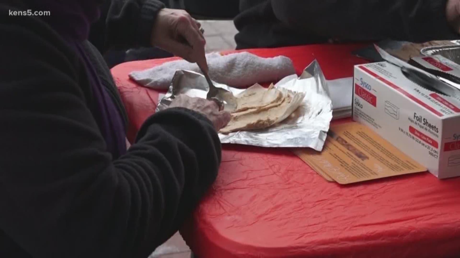 Saturday, some San Antonians and visitors to the city got a taste of Christmas tradition - filled with tamales!
