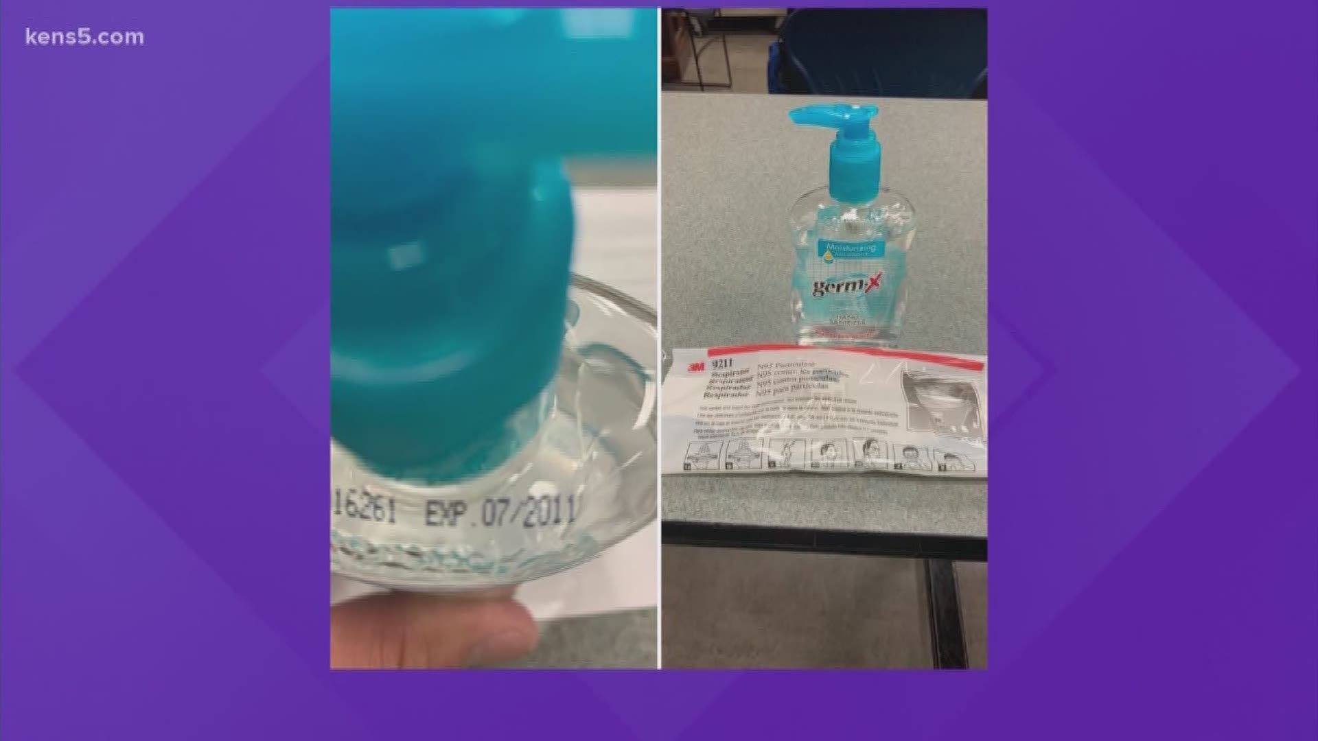 The San Antonio Police Officers Association says the police department gave officers expired hand sanitizer, and that they aren't handing out enough protective gear.