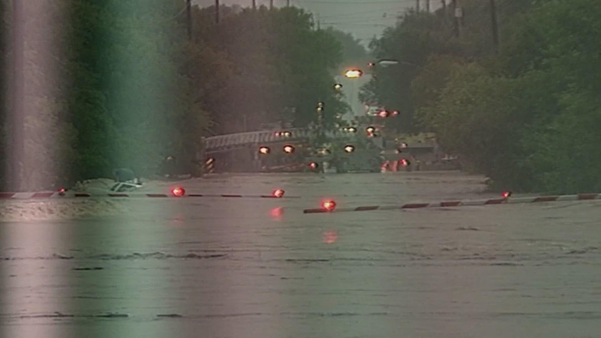 The event is referenced as a 500 year flood by the National Weather Service. KENS 5 meteorologist Ryan Shoptaugh explains.