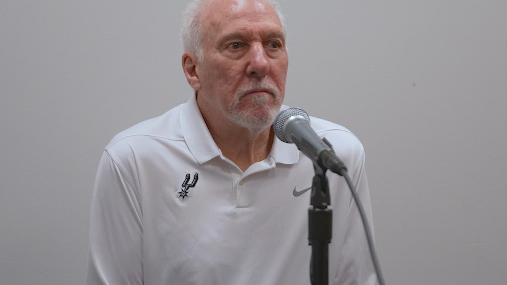 "It's just not who we are, it's not who I am, I can't operate like that," Pop said. "It's the right thing to do, to continue to compete."