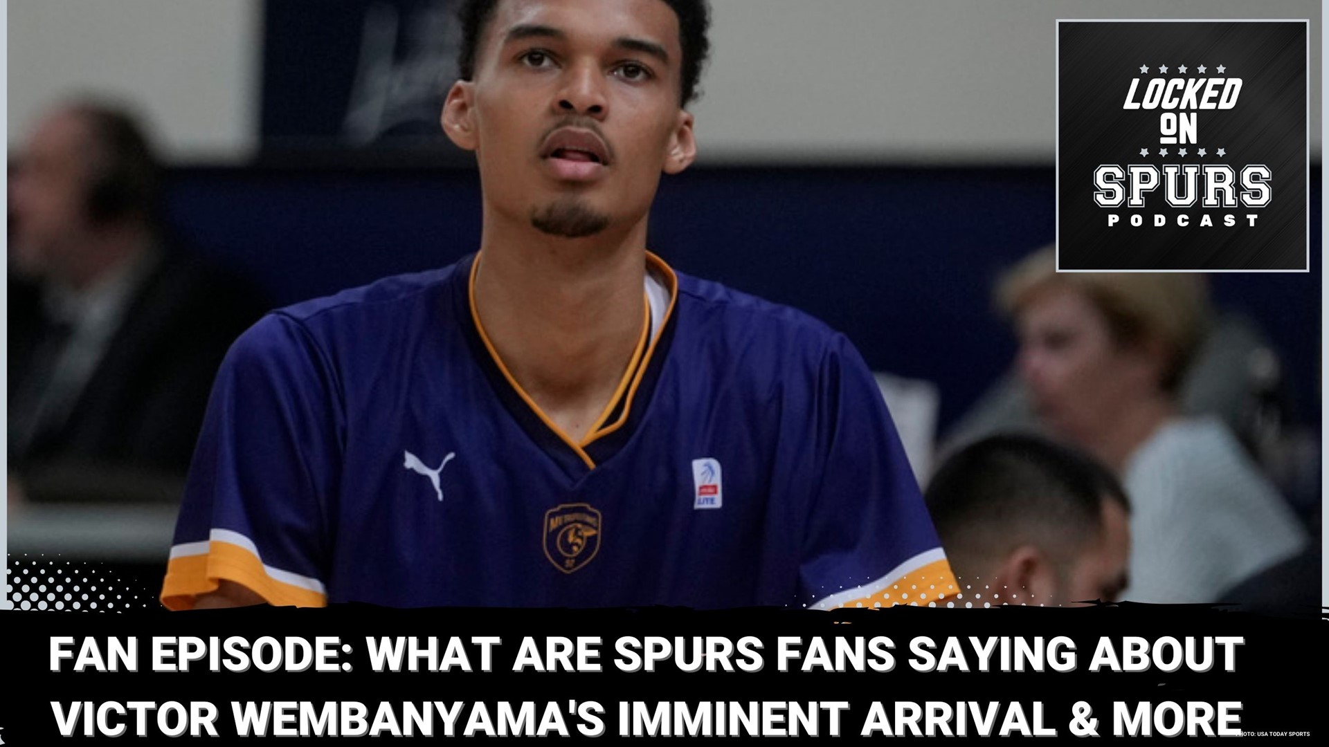 Spurs fans are thrilled about Wembanyama's immense potential on the court.