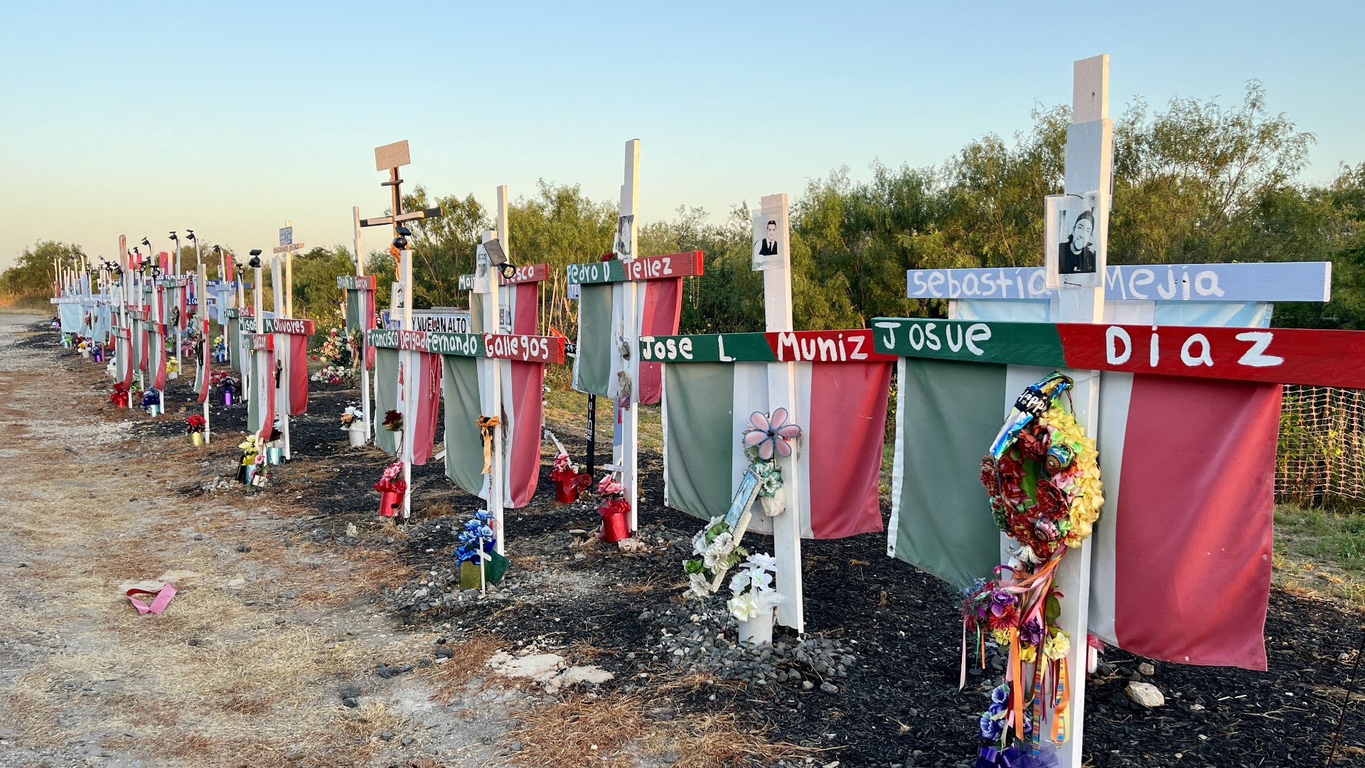 One man visits every day to take care of the memorial for the 53 victims on Quintana Road, and local leaders are working to create something more permanent.