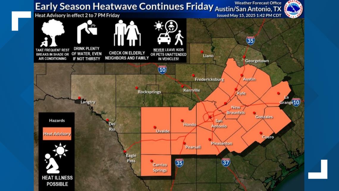 San Antonio Weather: Heat Wave coming this week to South Texas | kens5.com