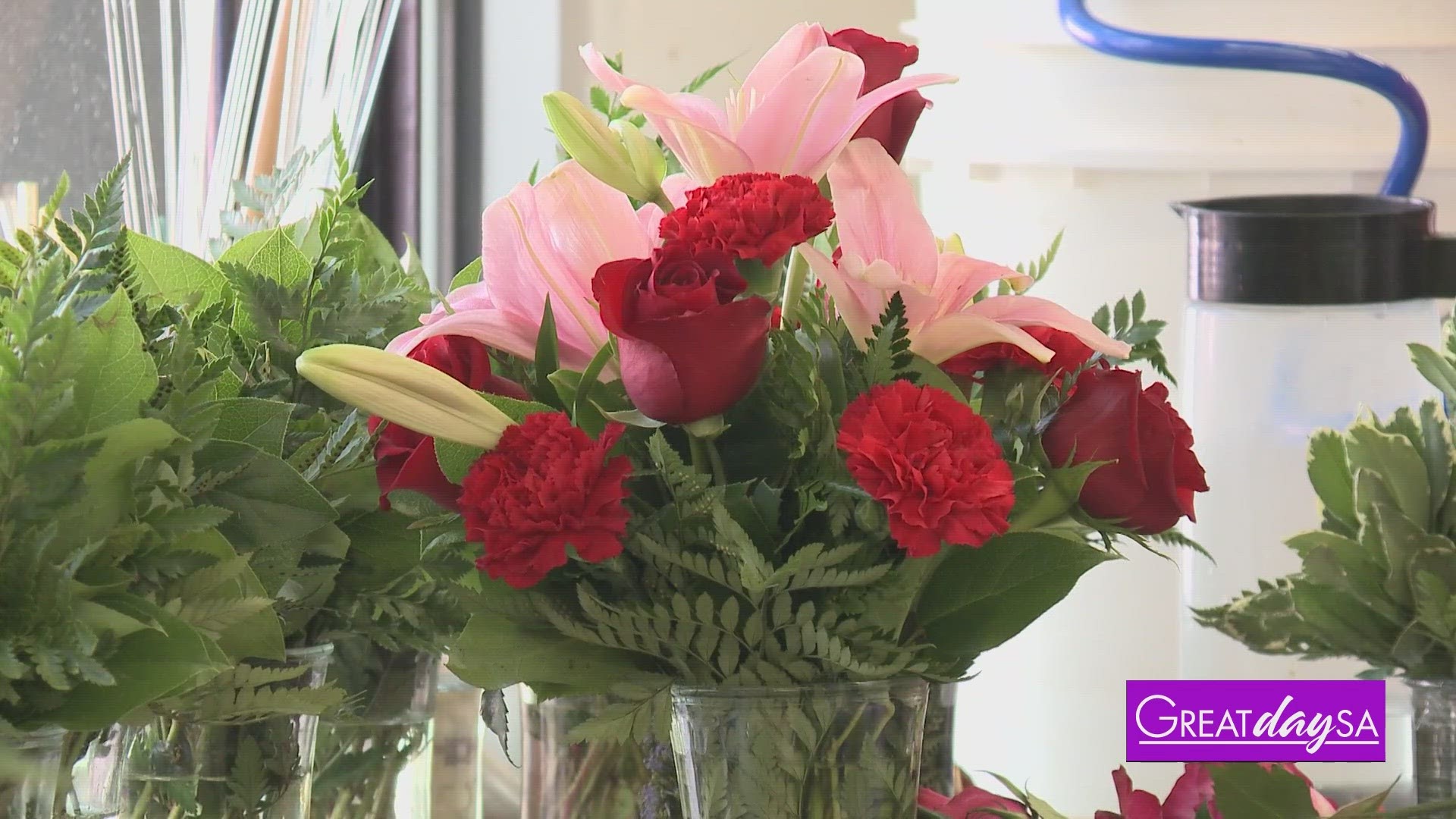 Photojournalist Derick Moreno stops by The Flower Bucket to see how Manager Nieves "Snowy" Vasquez preps for Valentine's Day.