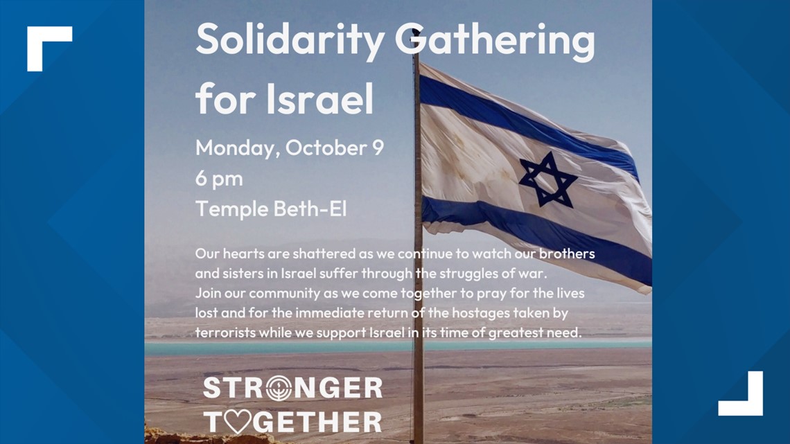 Potomac Synagogue Holds Community Vigil for Israel Thursday - Montgomery  Community Media