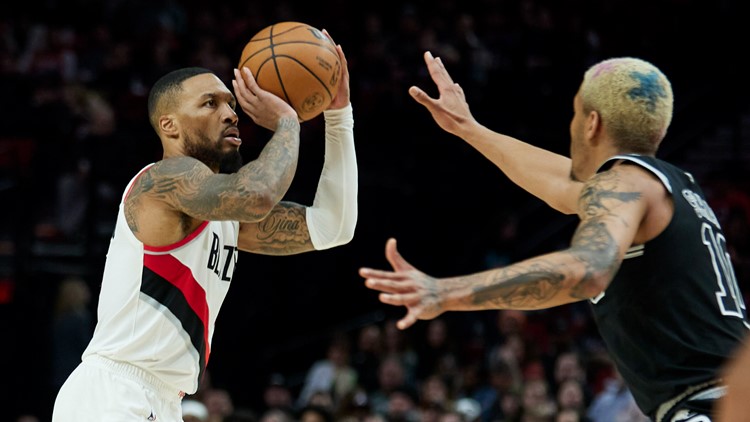 Spurs fall short in shootout with Lillard and the Trail Blazers