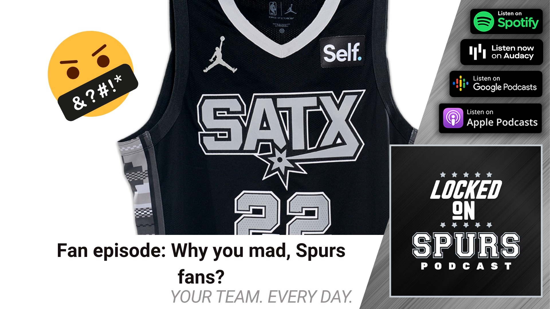 Spurs fans were not thrilled about the new jerseys.