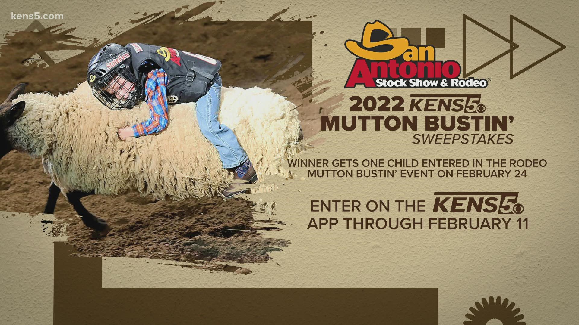 You could win one entry in the competition plus four tickets to attend the 2022 San Antonio Stock Show & Rodeo.