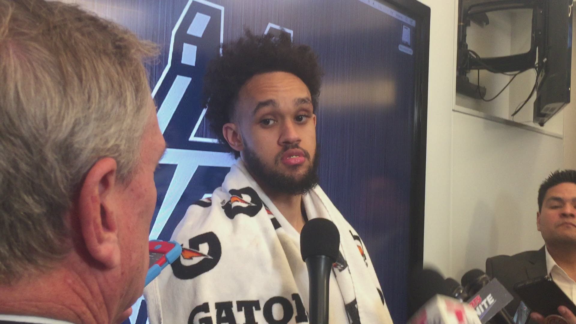 Spurs guard Derrick White on Thursday's loss to Cavs