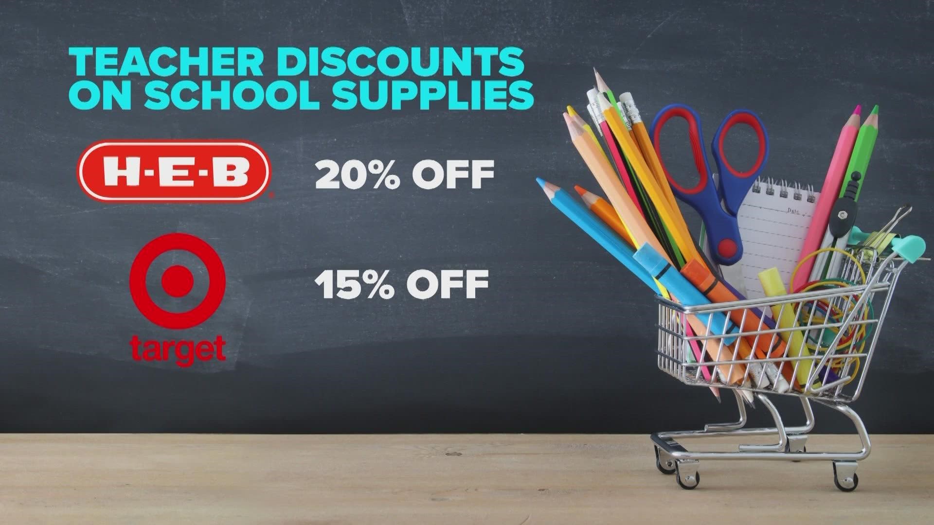 Teachers can get these discounts on top of the sales that are already happening!