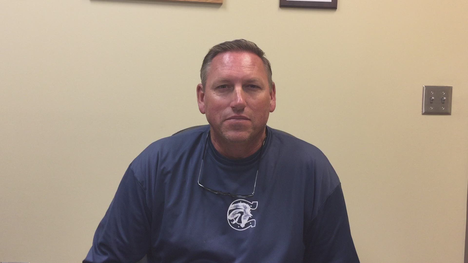 Boerne Champion coach Keith Kaiser on the Chargers