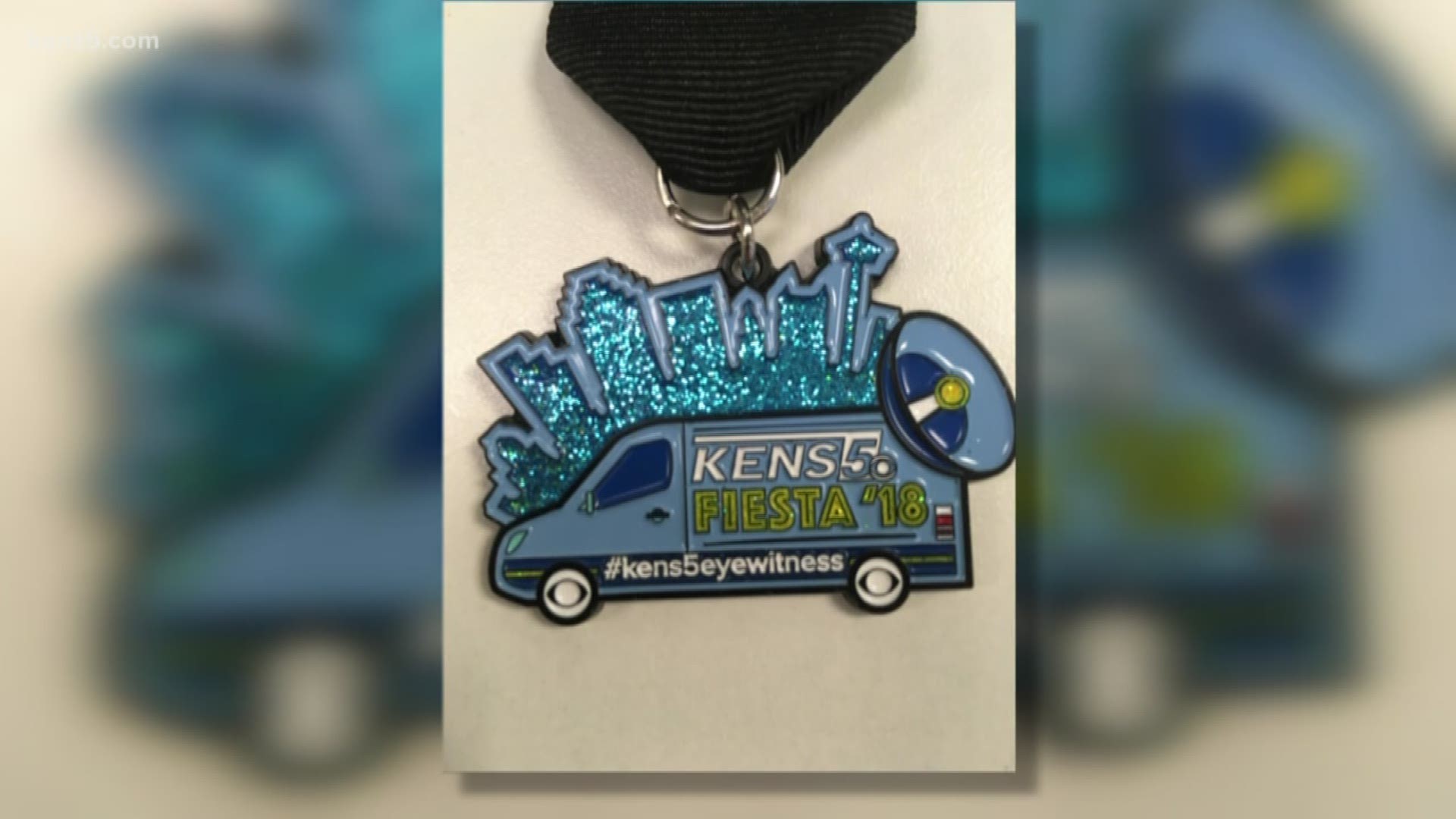 Look out for KENS 5 at Fiesta events to get your hands on one of our medals.