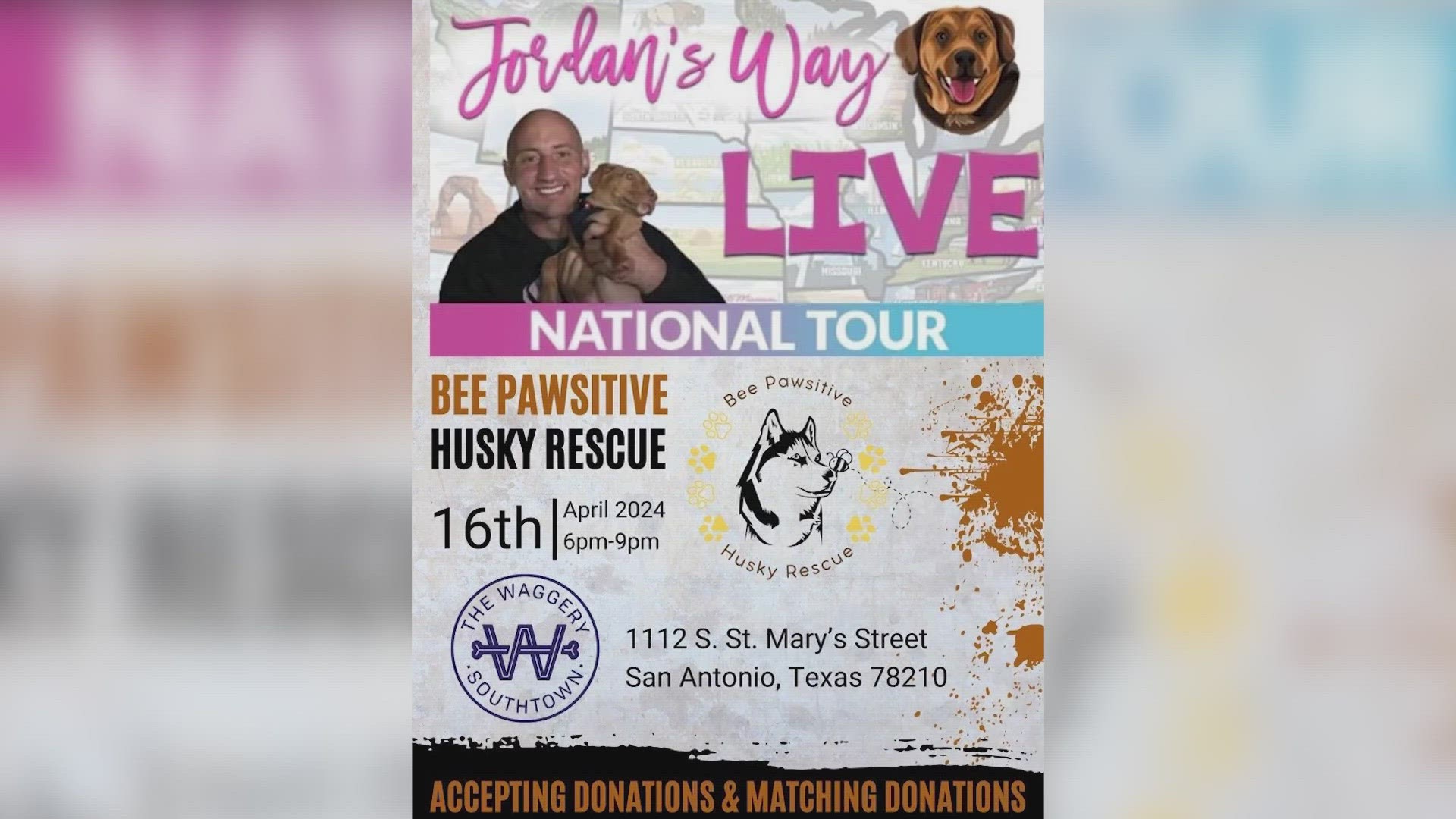 Bee Pawsitive Husky Rescue will host their community fundraiser event at The Waggery on Tuesday from 6 p.m. to 9 p.m.