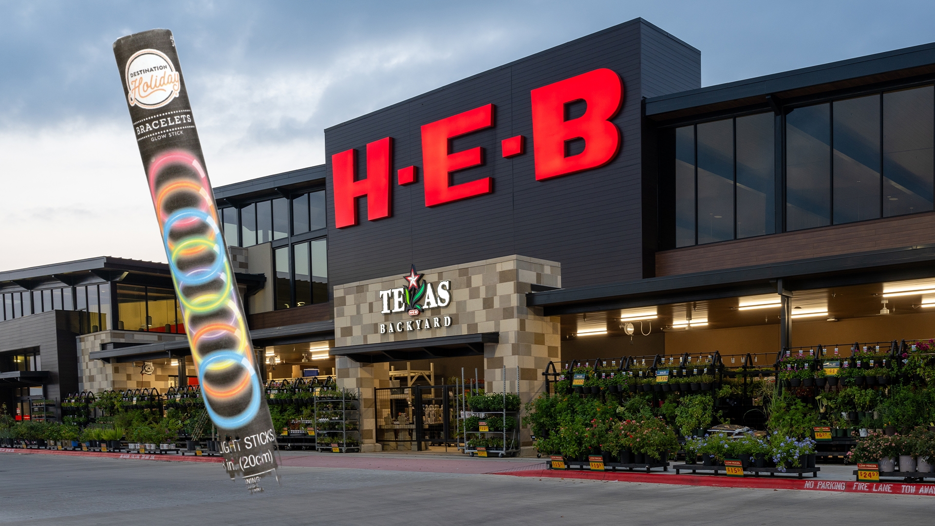 H-E-B says one of the glow-up bracelet sticks sold in a 12-pack should not be used and returned by customers for a full refund.