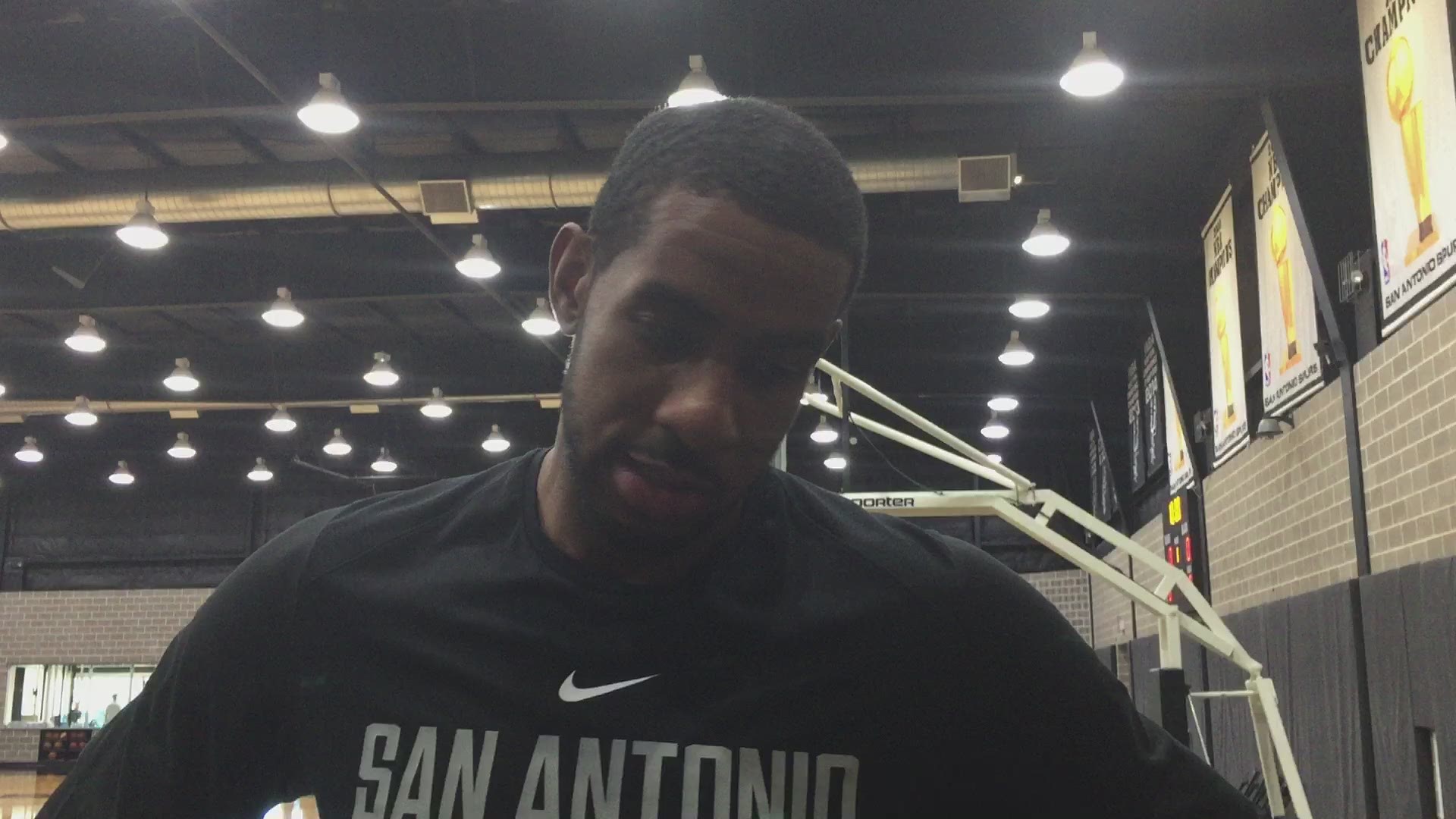 Forward LaMarcus Aldridge on the importance of the Spurs bouncing back