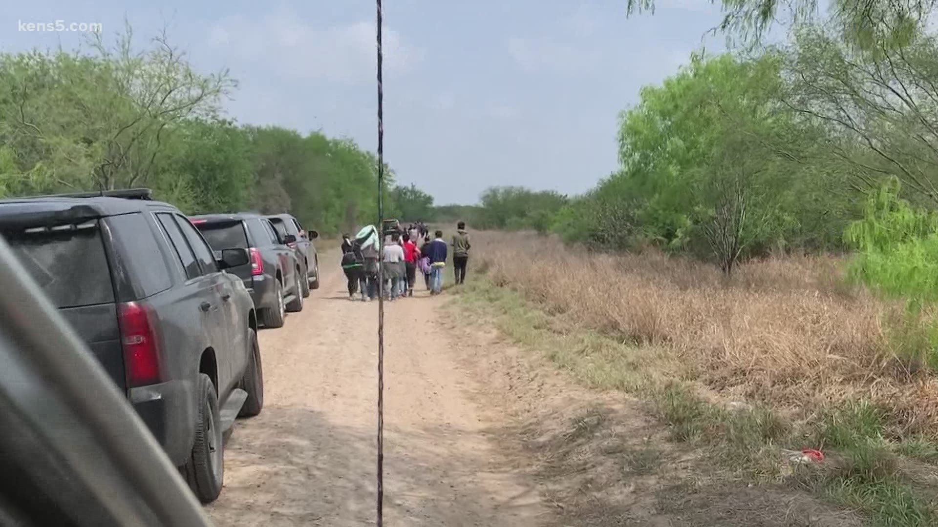 It doesn't take long to come across families making their way across the river toward intake centers in south Texas. But authorities are worried about another issue.