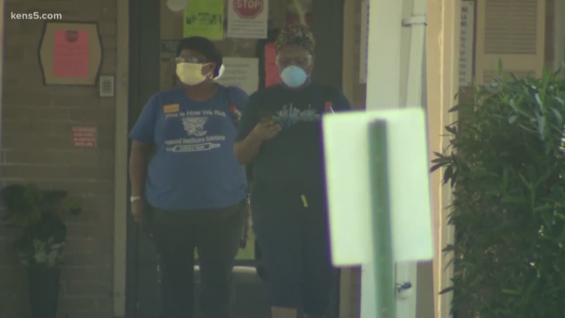 Authorities say local health officials have undertaken more sterilization work at the facility, as well as provided them with more masks and gloves.
