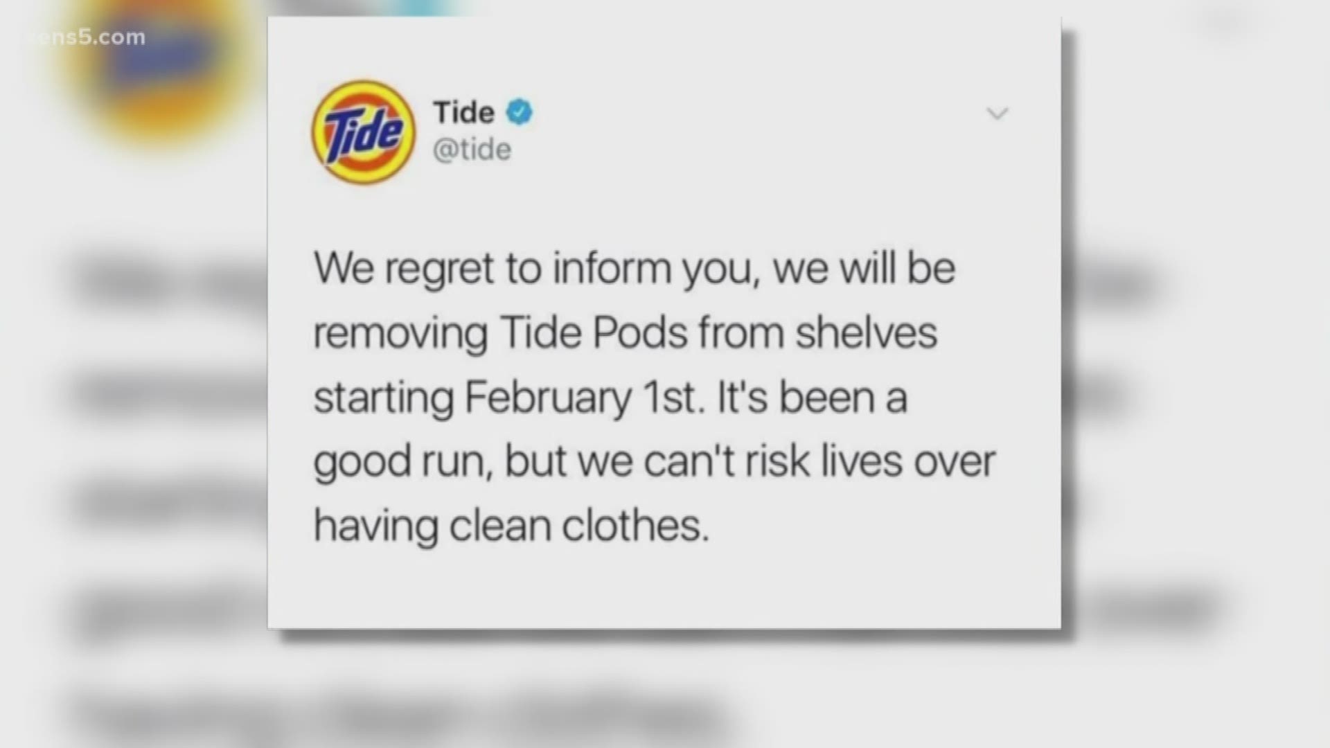 Despite a viral tweet that seems to indicate otherwise, Tide will not be discontinuing Tide pods.