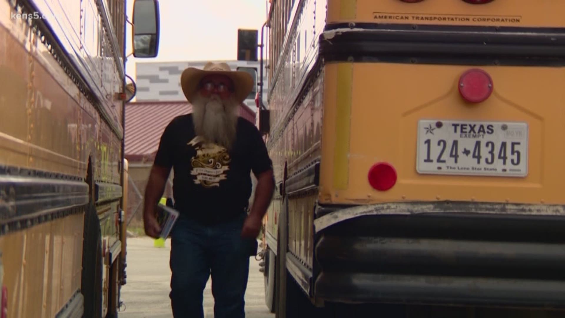 Lytle ISD welcomes students back to class. About 750 of them ride the bus to school, and one of their beloved bus drivers makes the ride extra special.