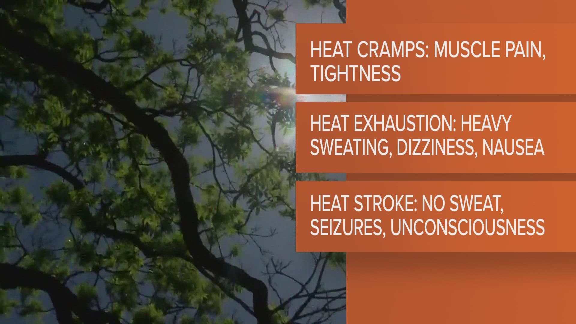 Here's what you should watch out for as dangerous heat levels continue in Texas.