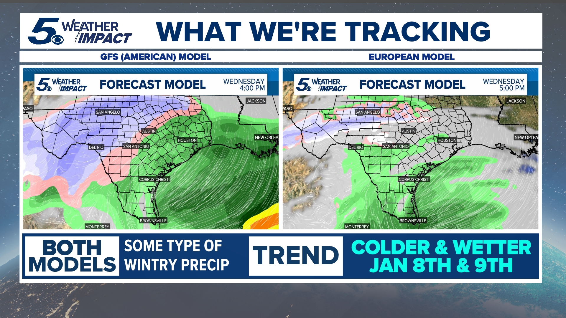 Weather Impact Alert Arctic cold front expected in San Antonio area on