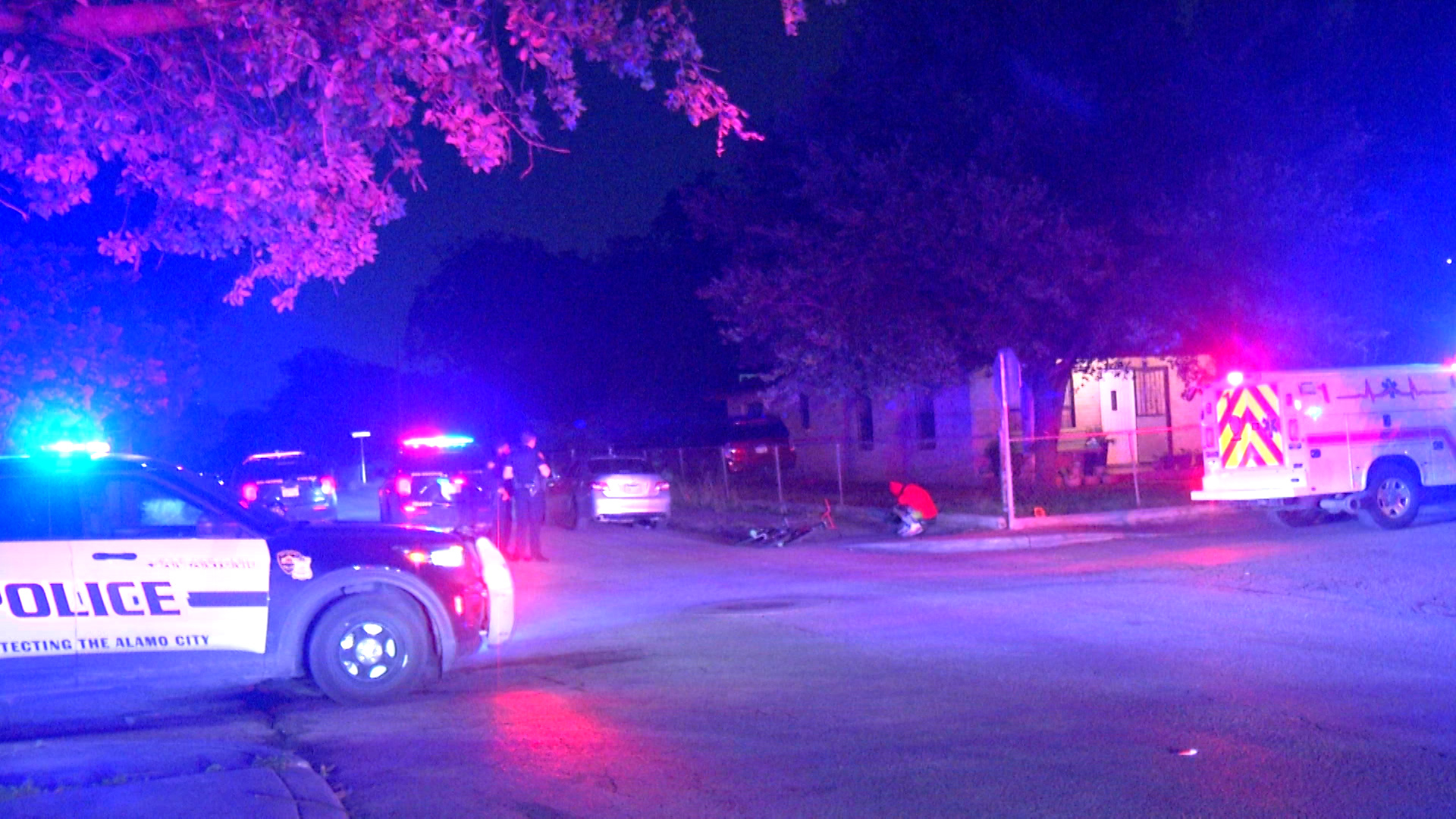 The shooting happened near Old Highway 90 and South San Ignacio Avenue around 11:45 p.m.