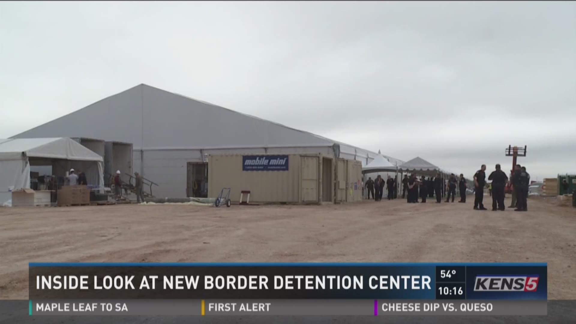 Inside look at new border detention center