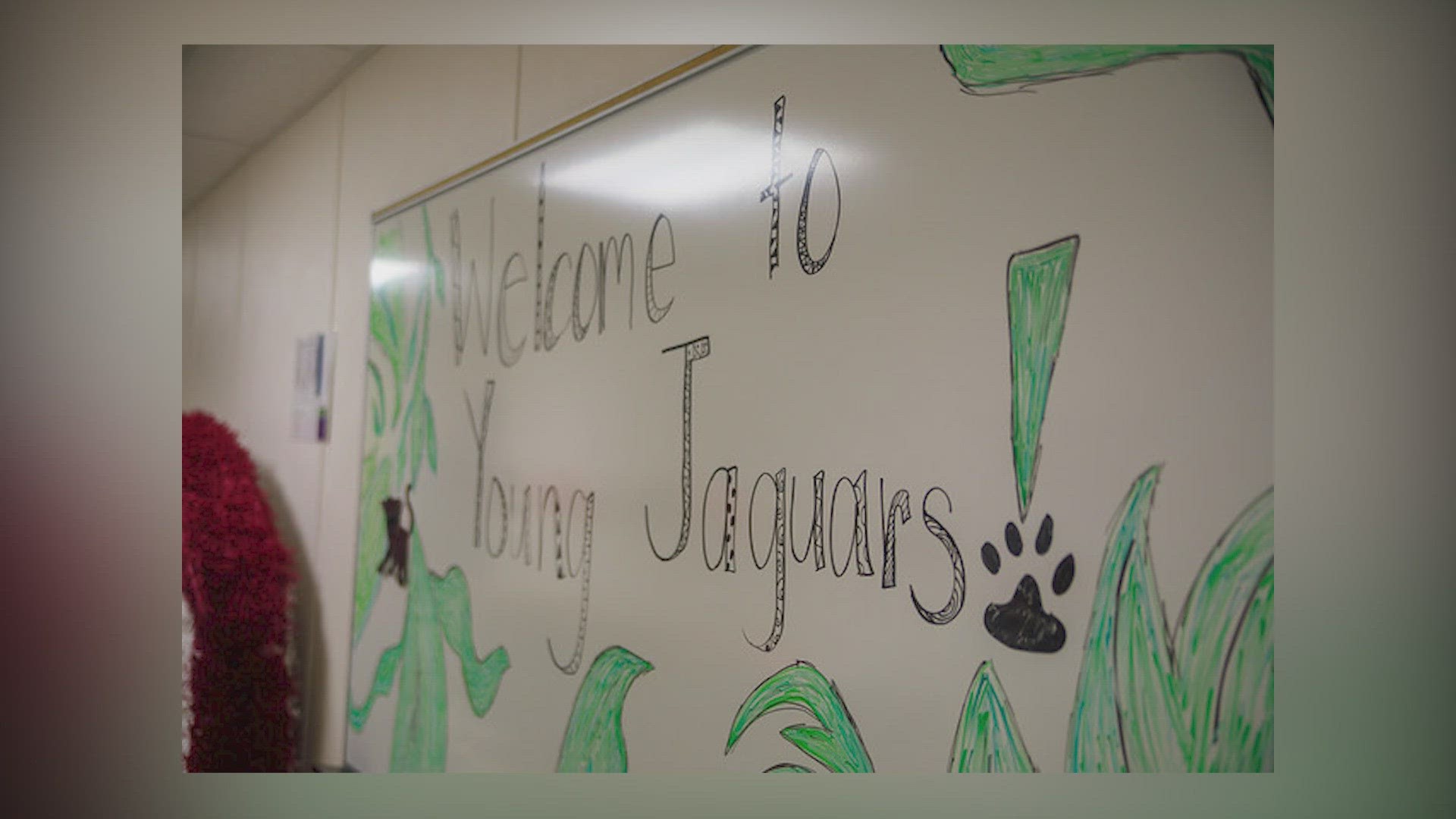 The university held a ribbon-cutting ceremony for the new "Young Jaguars" child care facility for students.