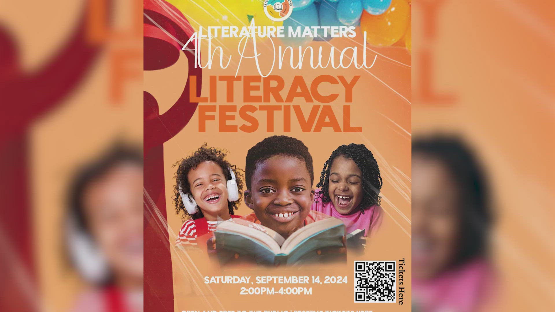 Dr. J. Desiree Rodriguez, CEO & Director of Literature Matters joins us now to tell us more about their organization and the festival.