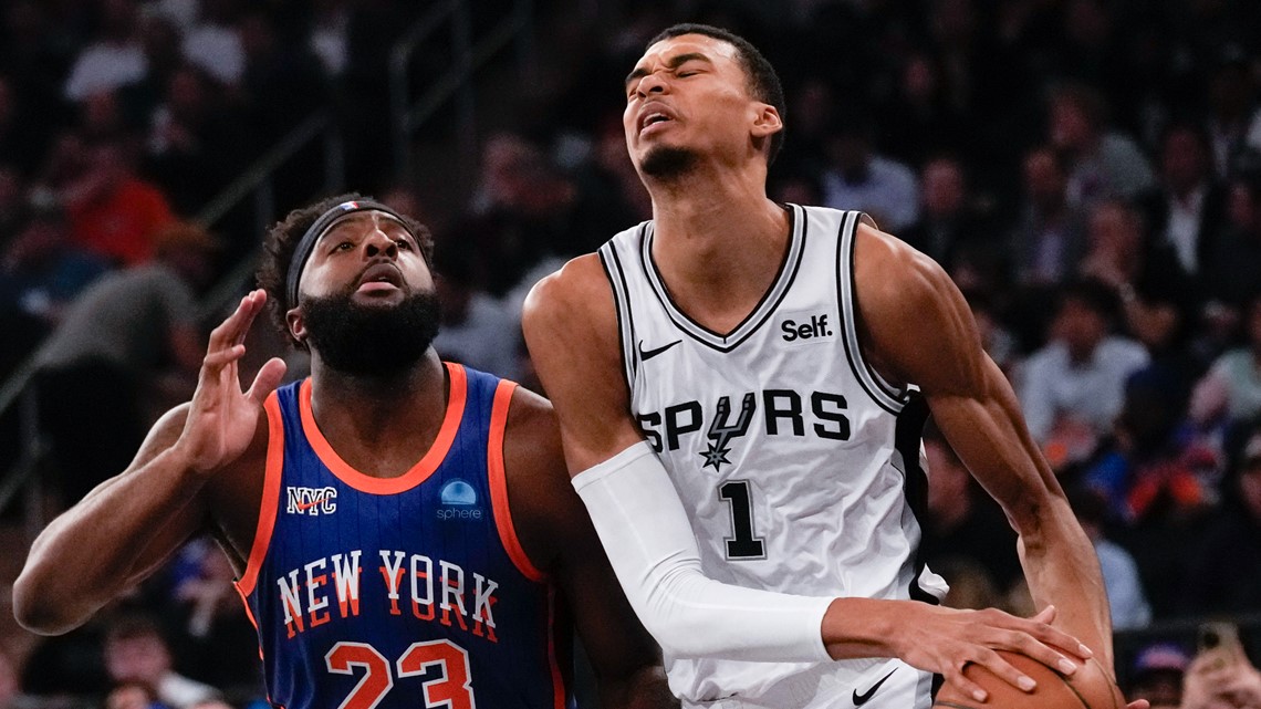 Wemby Struggles In MSG Debut As Spurs Fall To Knicks 126-105 | Kens5.com