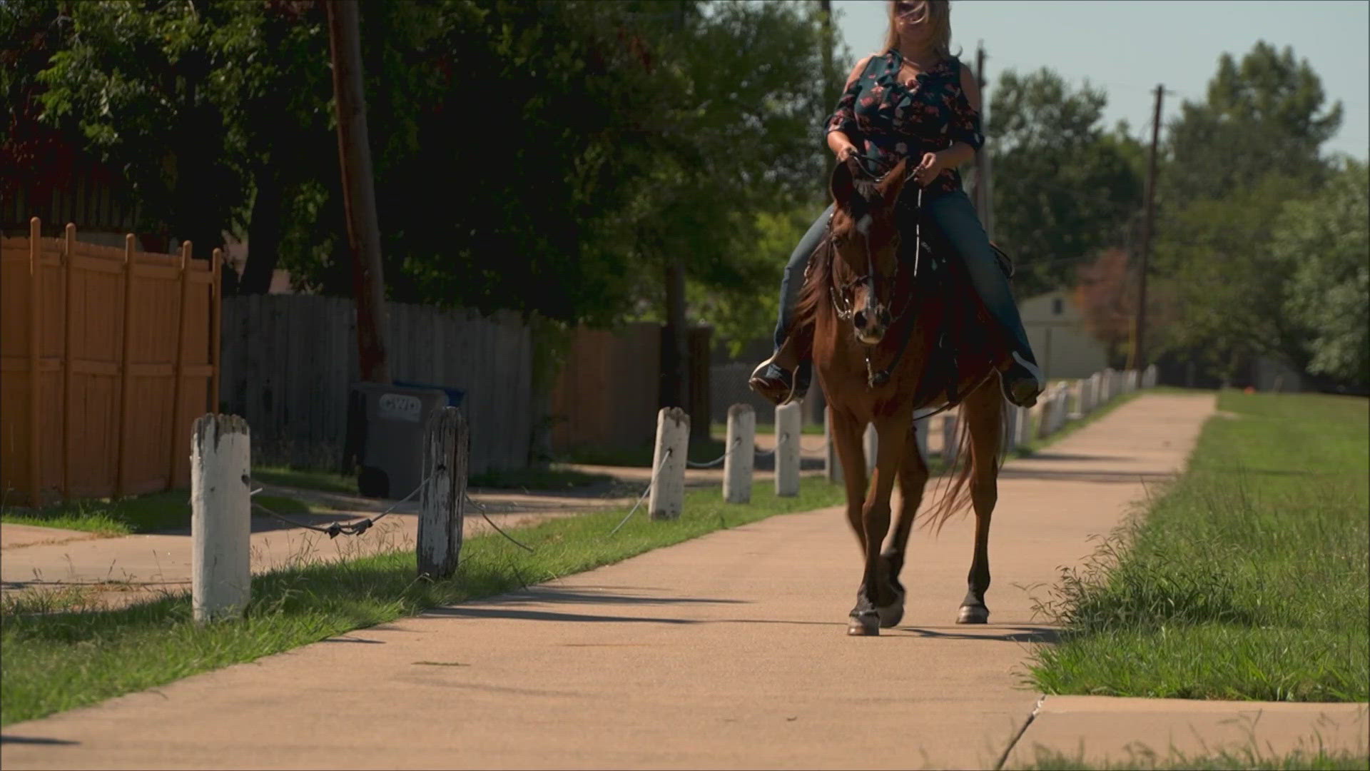 "Fifty years ago, it wouldn't have been anything," Kimberly said. "When people are around horses...it brings out the best in them," she said.