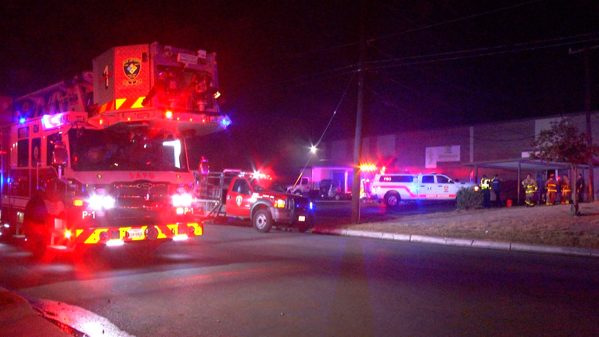 At around 10:48 p.m., smoke started to show in the 1900 block of Shipman Drive, which is a commercial structure occupied by two businesses.