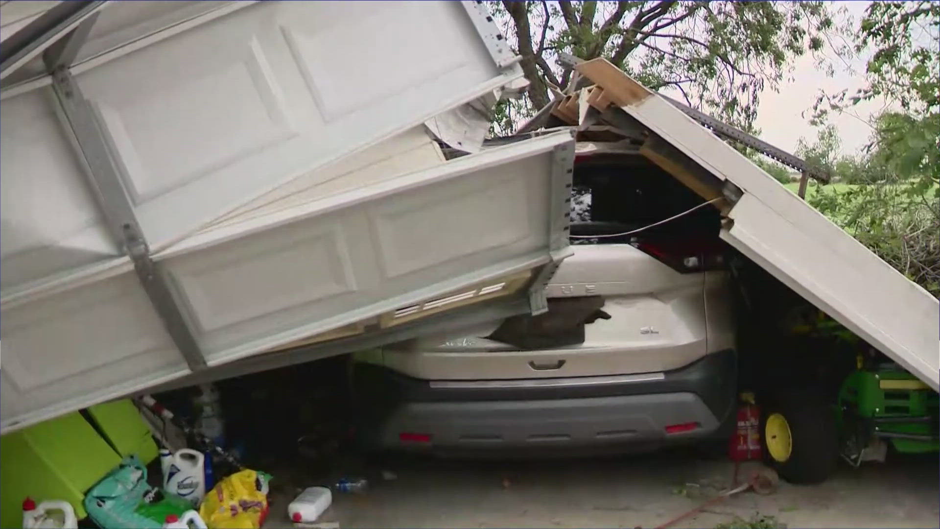 The community are picking up the pieces of the damage left behind by the severe storms.