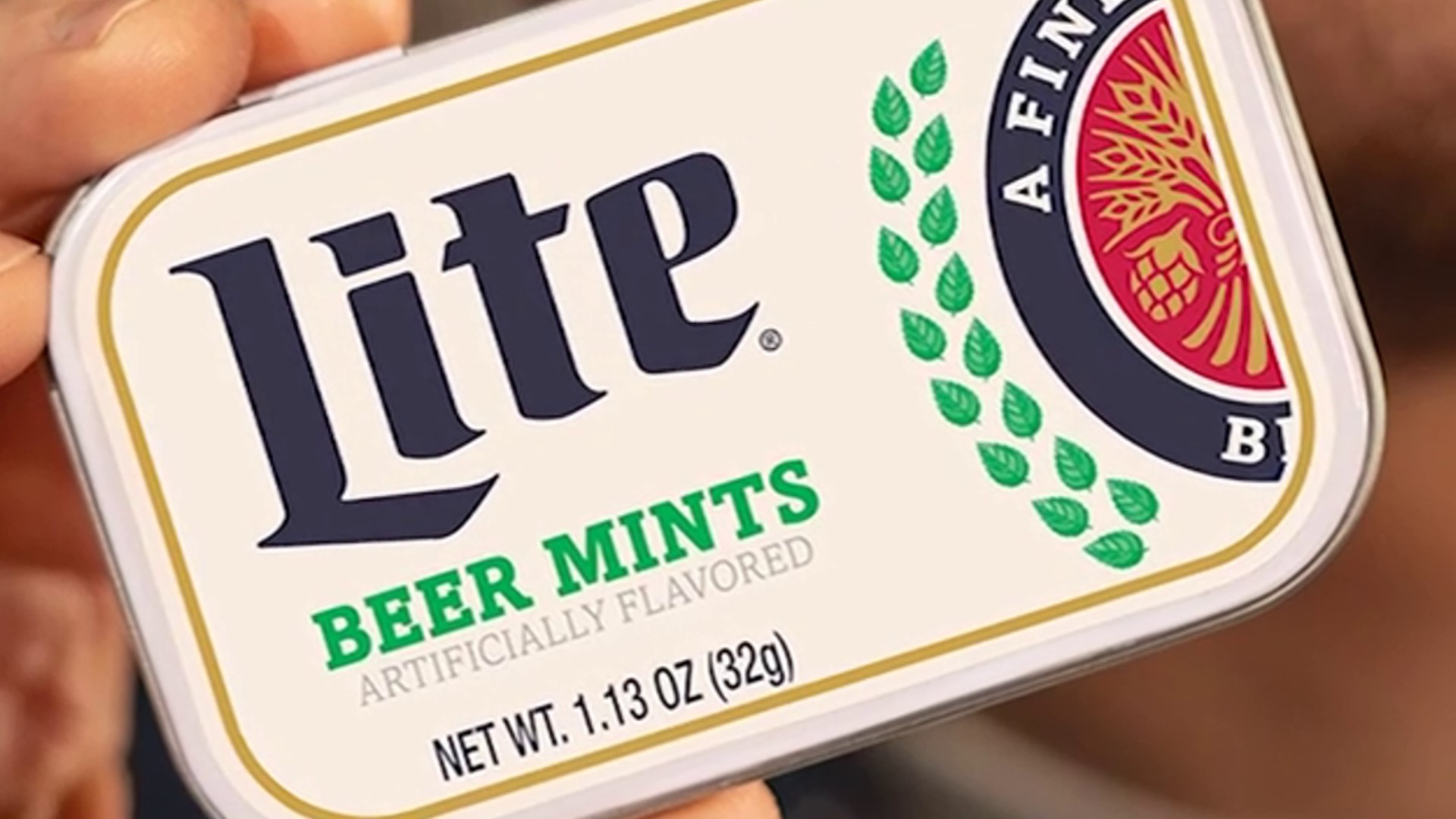 They start out minty, then the taste of Miller Lite emerges as you chew them.