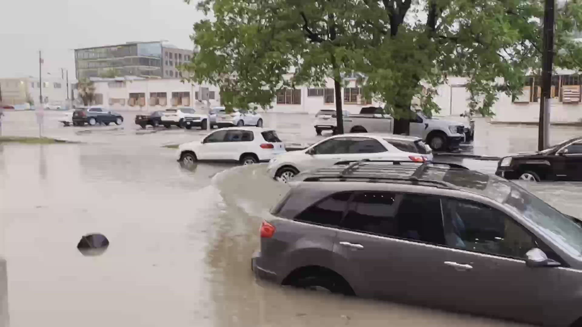 Severe weather moved through the region, putting a damper on the start of Fiesta.