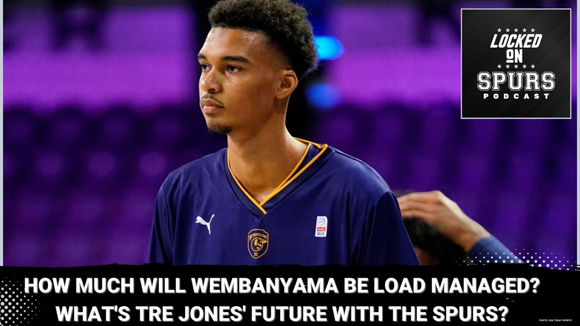 How much will the Spurs load manage Wembanyama? What's Tre Jones' future with the Spurs? | Locked On Spurs