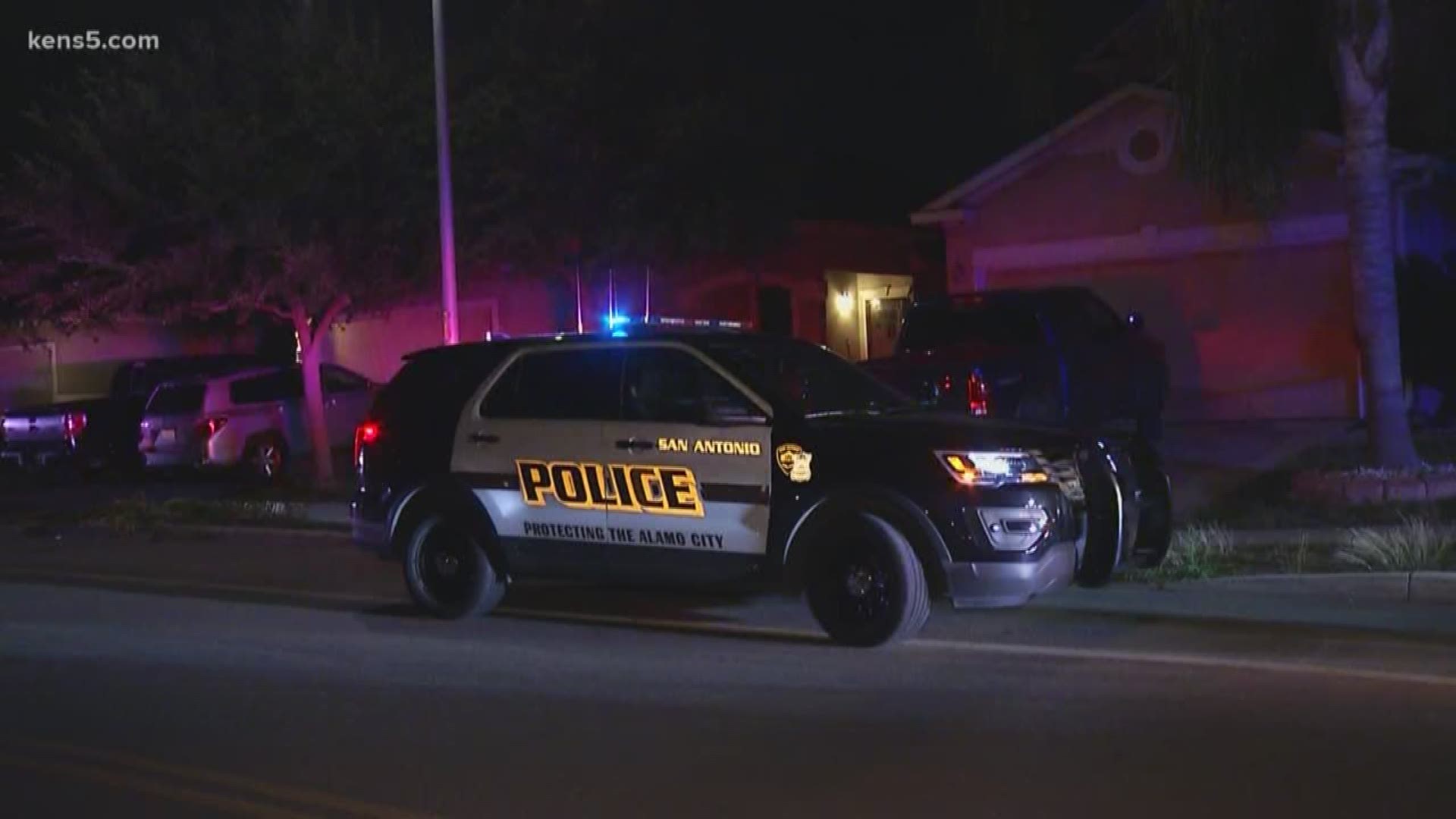 A man was shot twice in the chest and two juveniles were seen running away from the scene, San Antonio Police said.